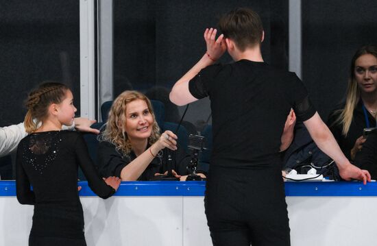 Russia Figure Skating Tutberidze Team Training