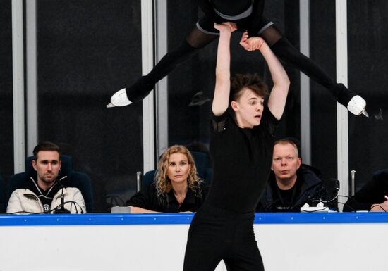 Russia Figure Skating Tutberidze Team Training