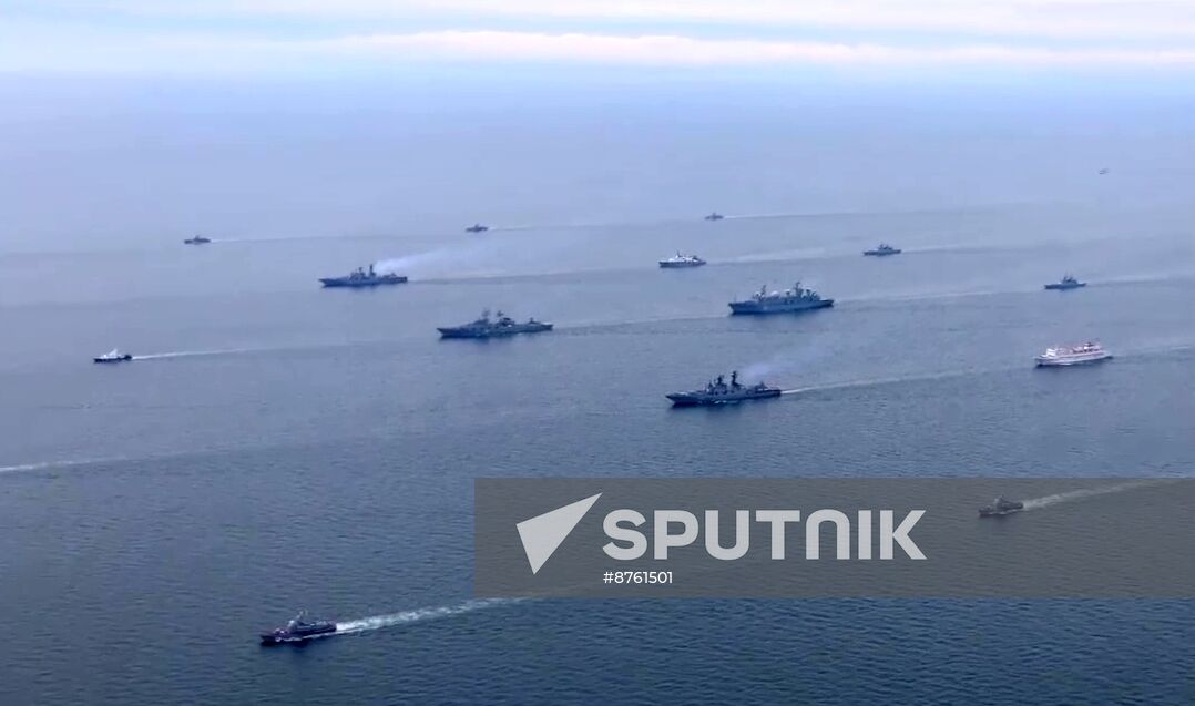 Russia Putin Naval Drills