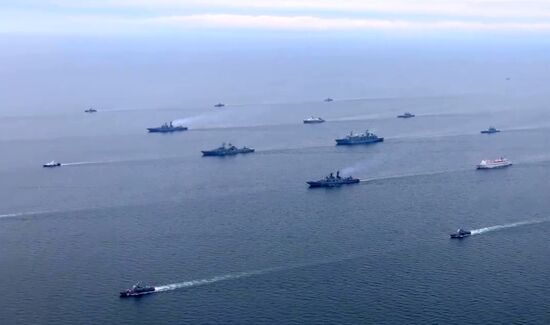 Russia Putin Naval Drills