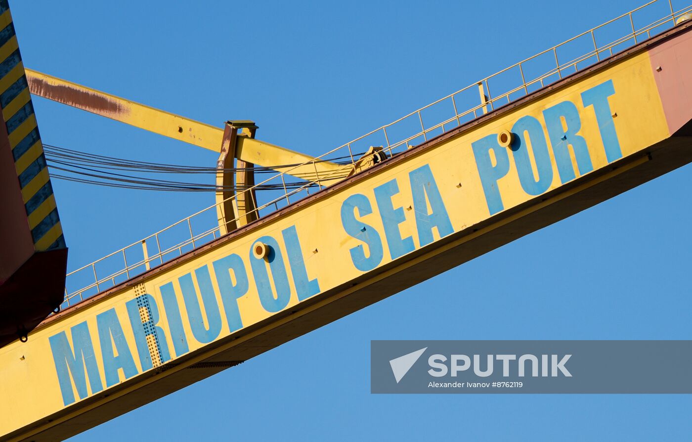 Russia DPR Mariupol Sea Port