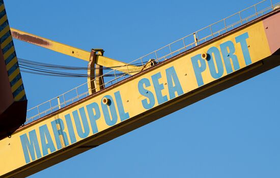Russia DPR Mariupol Sea Port