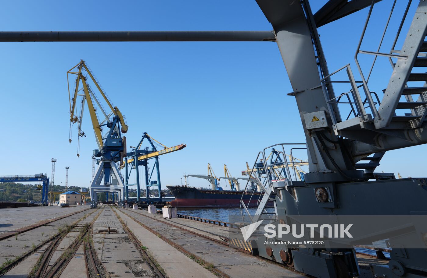 Russia DPR Mariupol Sea Port