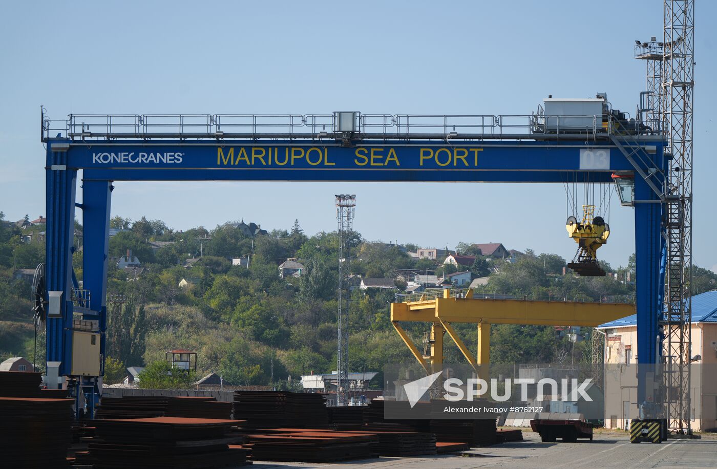 Russia DPR Mariupol Sea Port