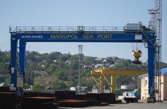 Russia DPR Mariupol Sea Port
