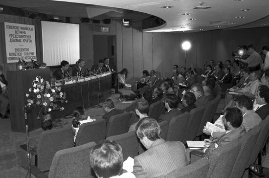 Plenary session of Russia-Chile businesspeople
