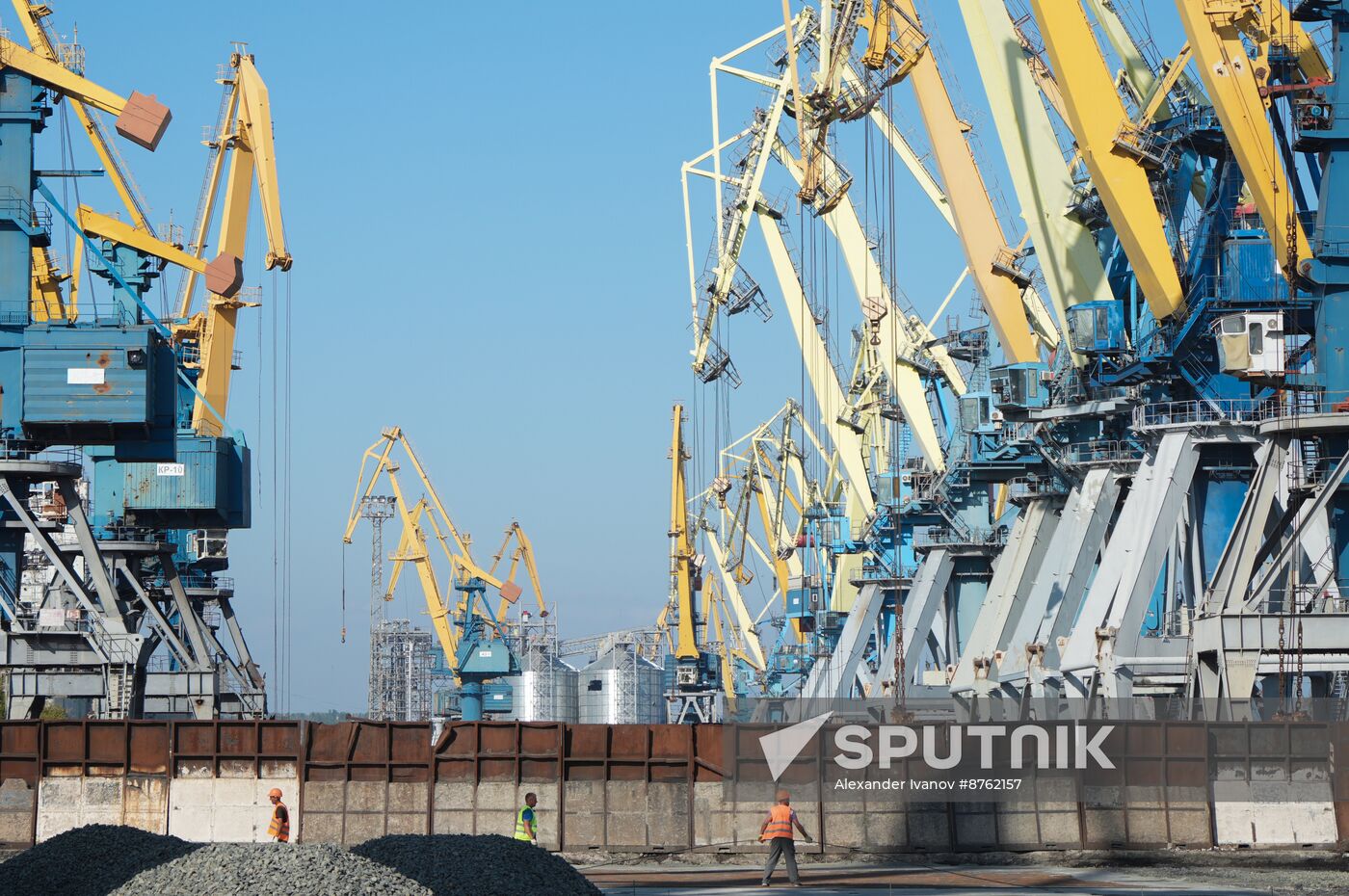 Russia DPR Mariupol Sea Port