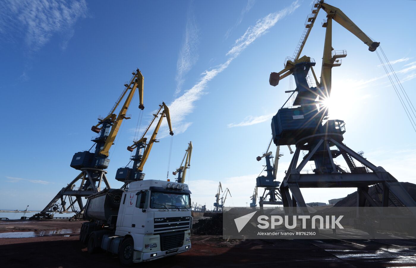 Russia DPR Mariupol Sea Port