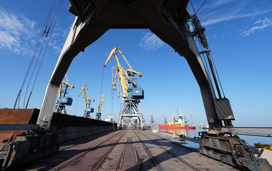 Russia DPR Mariupol Sea Port