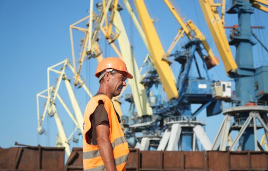 Russia DPR Mariupol Sea Port