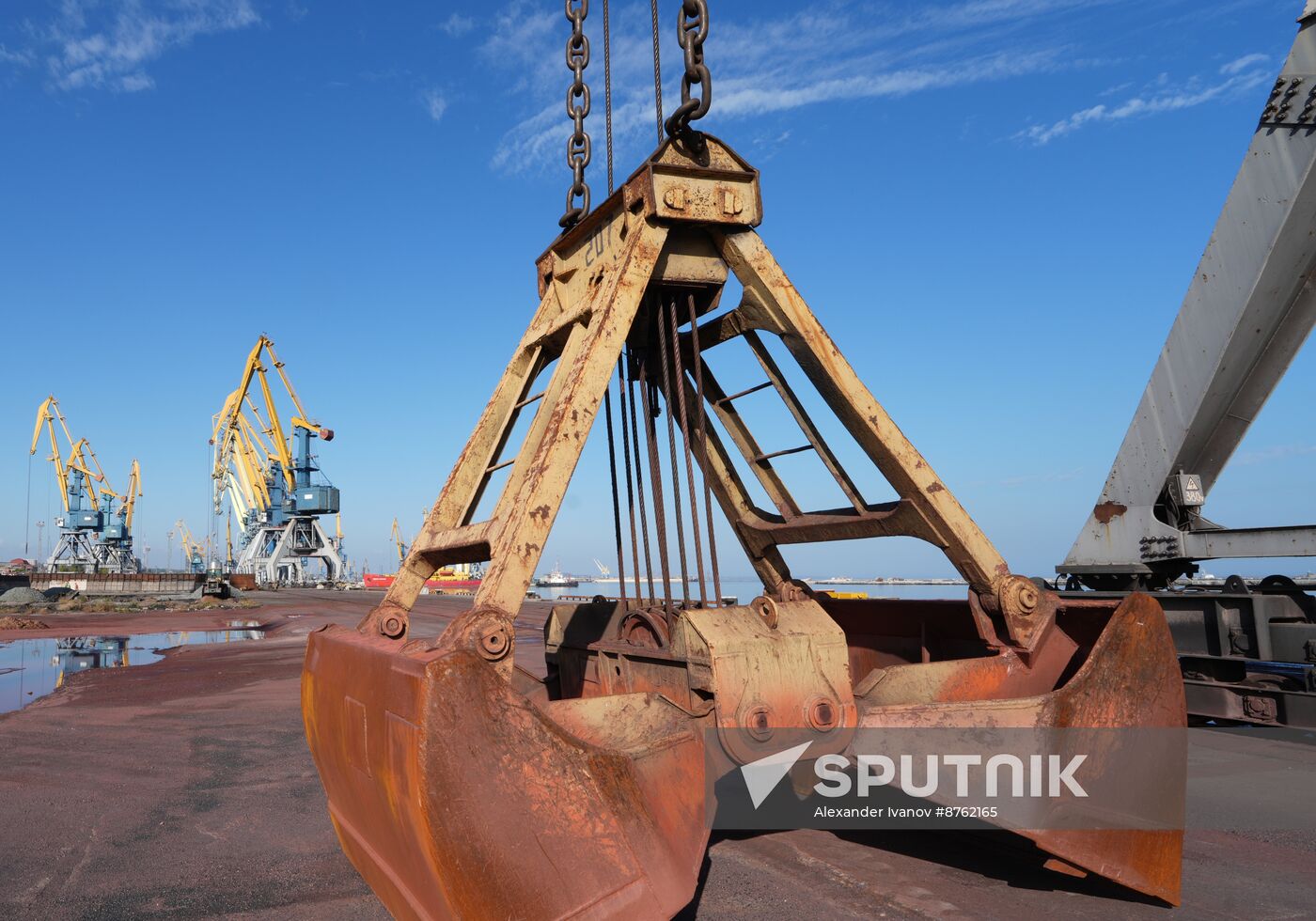 Russia DPR Mariupol Sea Port