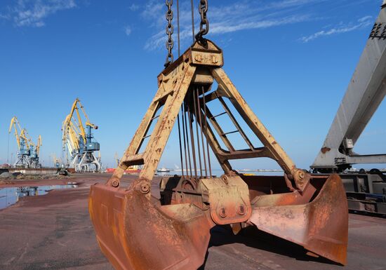 Russia DPR Mariupol Sea Port