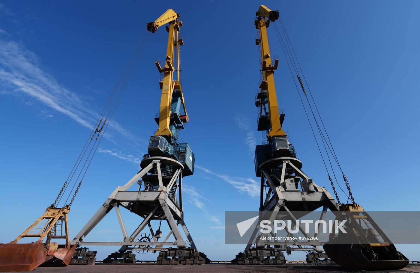Russia DPR Mariupol Sea Port