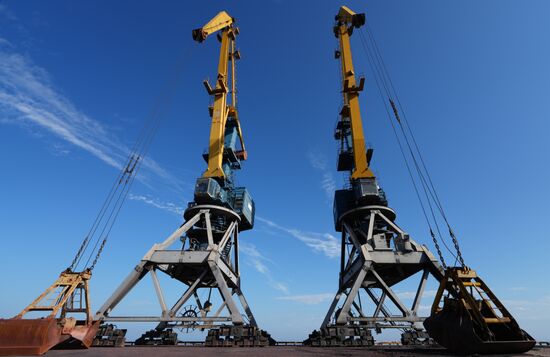 Russia DPR Mariupol Sea Port