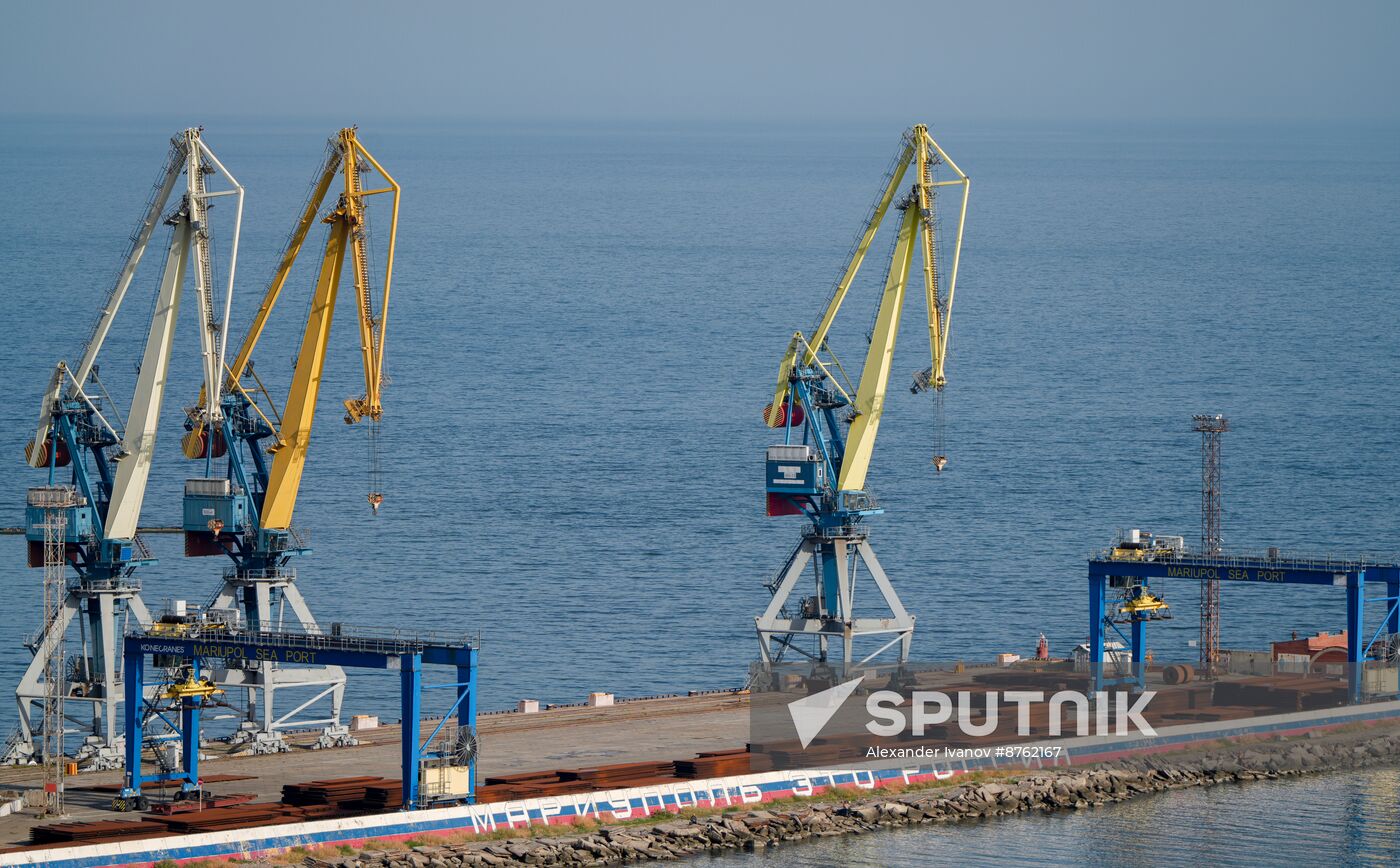 Russia DPR Mariupol Sea Port