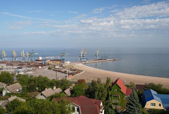 Russia DPR Mariupol Sea Port