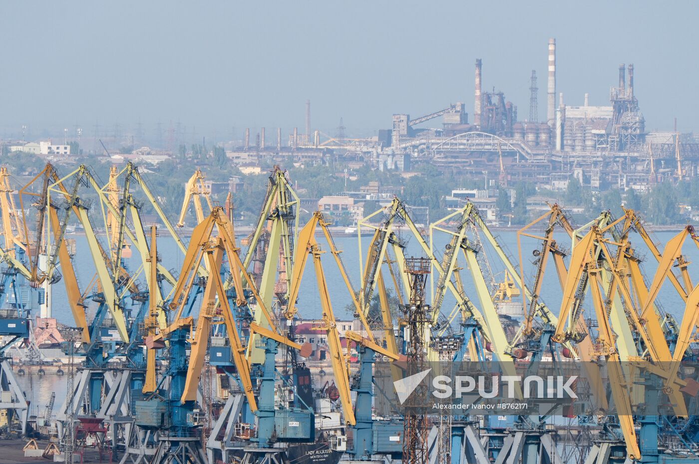 Russia DPR Mariupol Sea Port