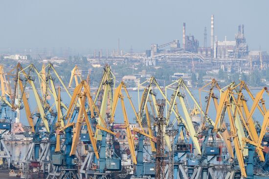 Russia DPR Mariupol Sea Port