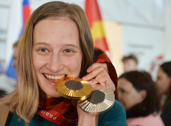 Russia Paralympics 2024 Athletes Arrival