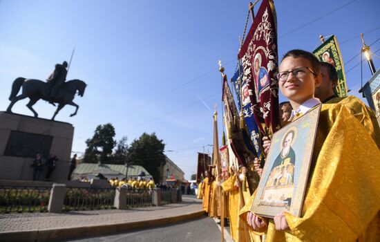 Russia Religion St Alexander Nevsky Feast