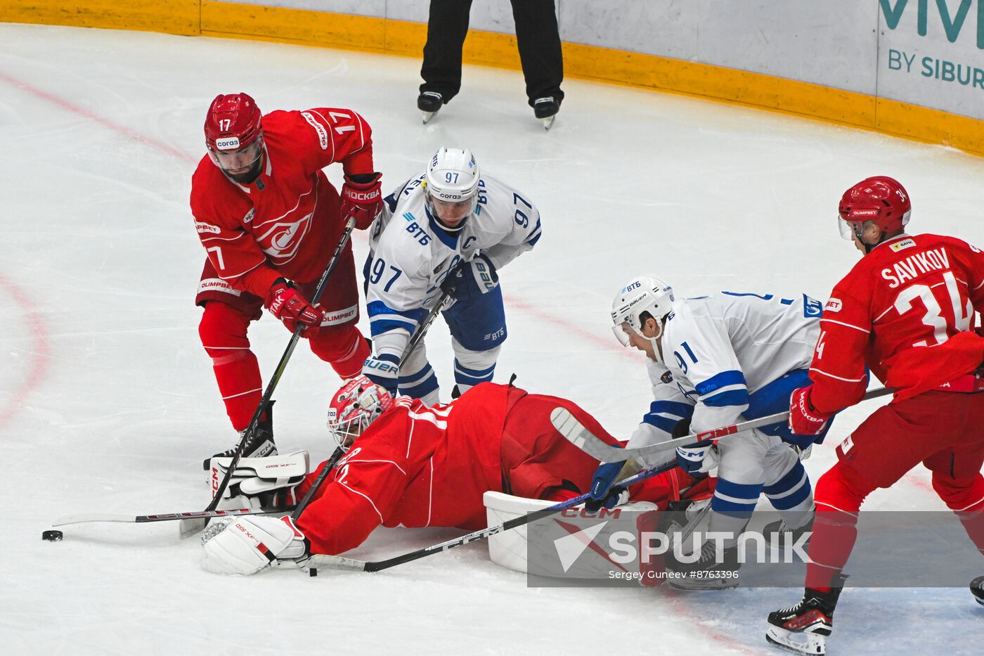 Russia Ice Hockey Kontinental League Spartak - Dynamo