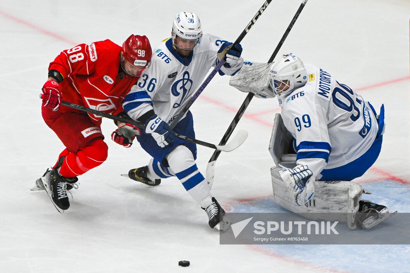 Russia Ice Hockey Kontinental League Spartak - Dynamo