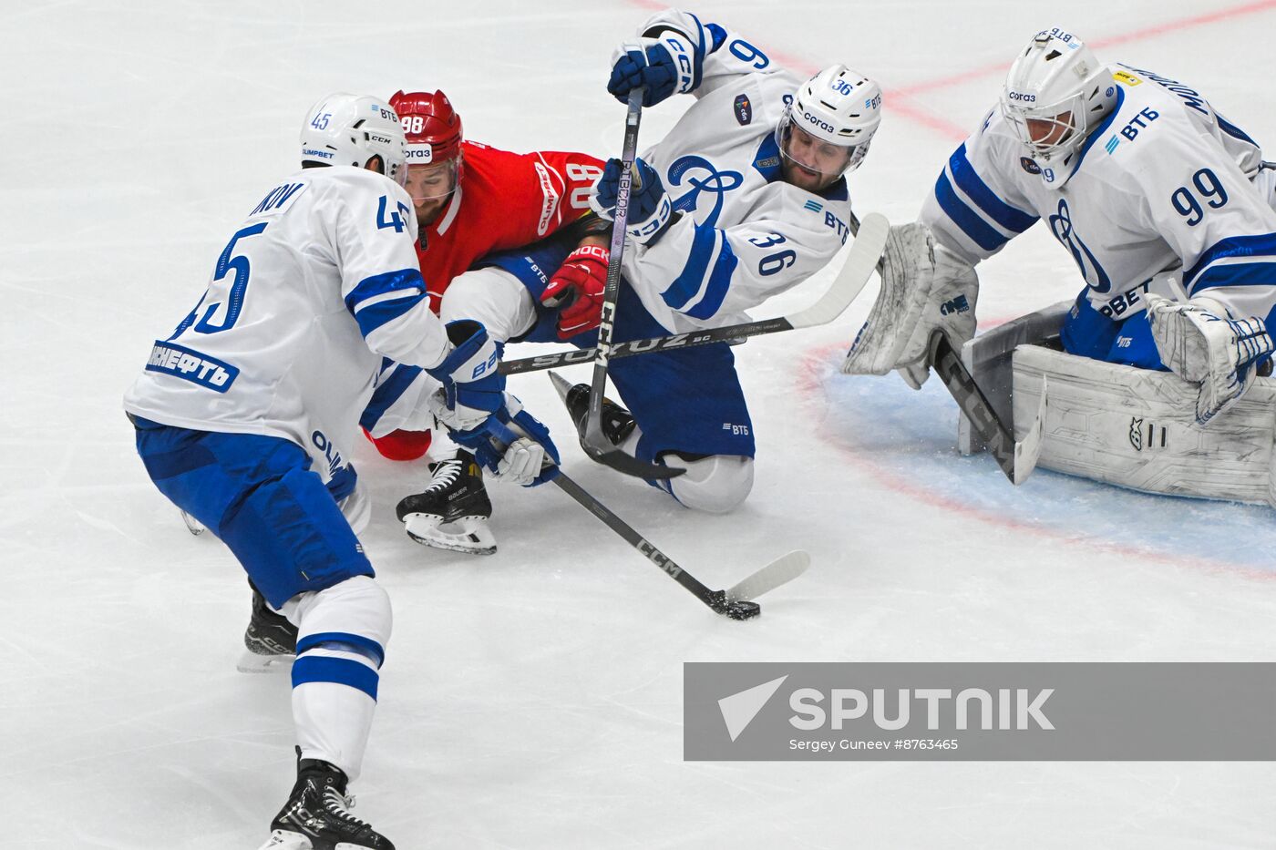 Russia Ice Hockey Kontinental League Spartak - Dynamo