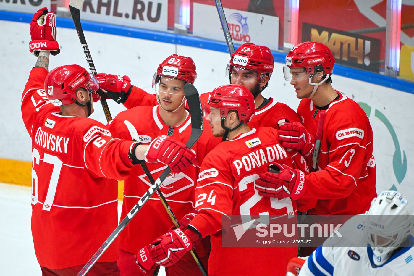 Russia Ice Hockey Kontinental League Spartak - Dynamo