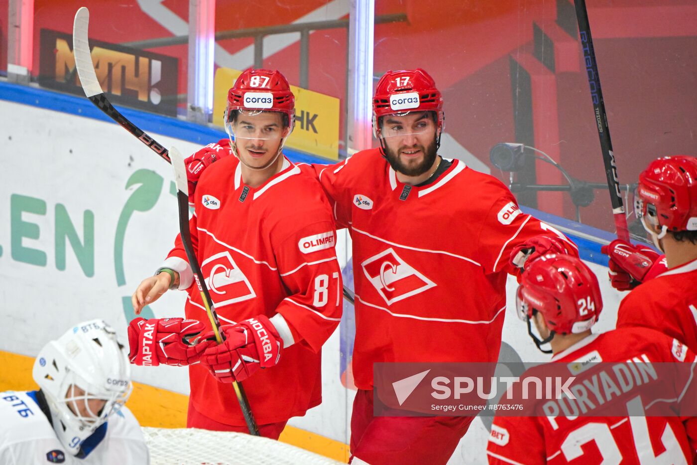 Russia Ice Hockey Kontinental League Spartak - Dynamo