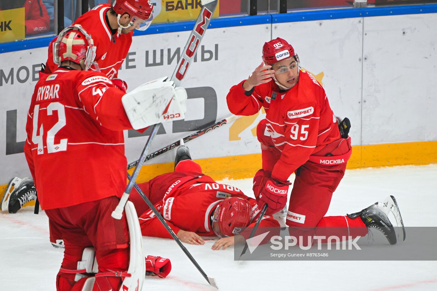 Russia Ice Hockey Kontinental League Spartak - Dynamo