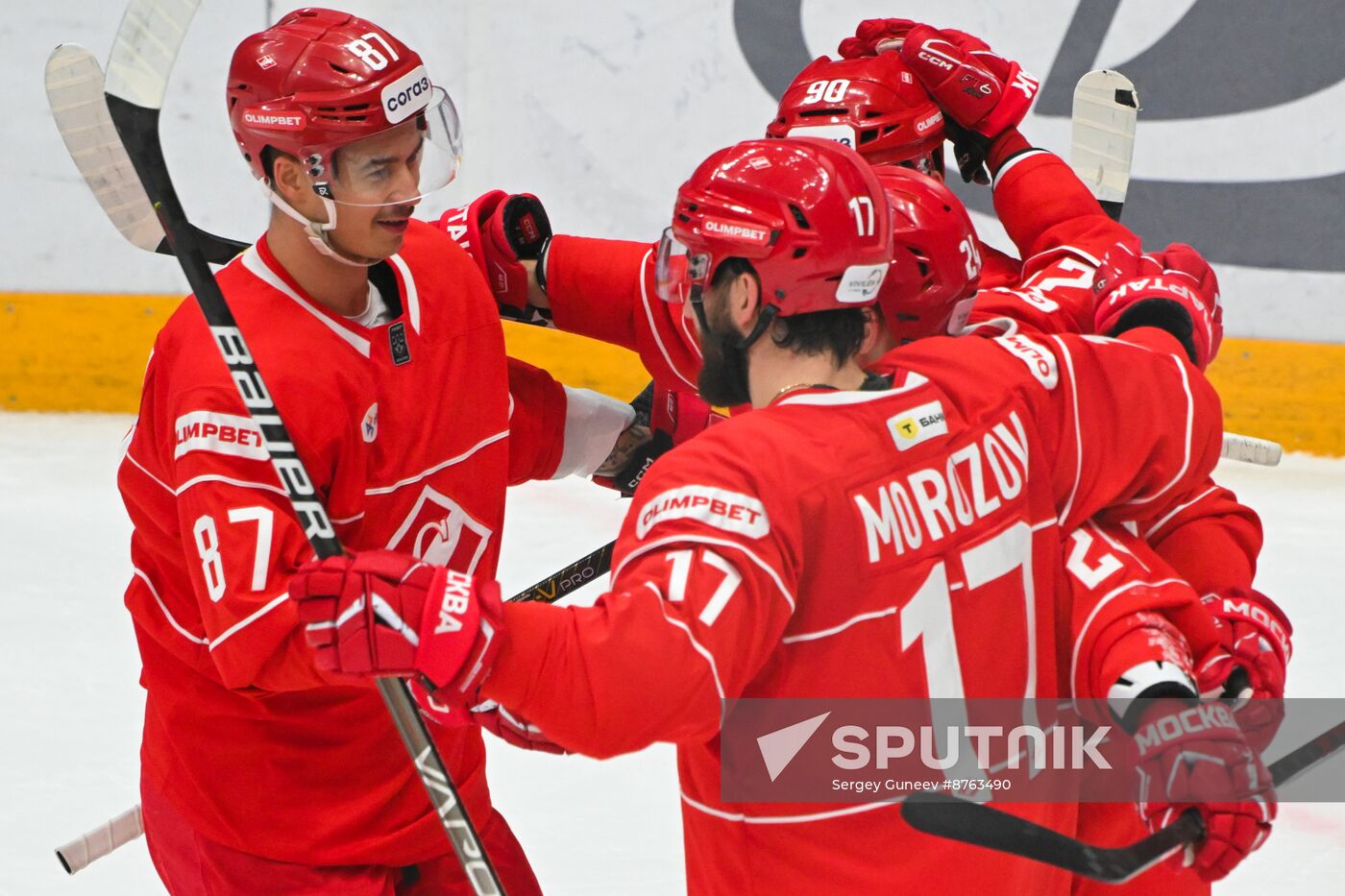 Russia Ice Hockey Kontinental League Spartak - Dynamo