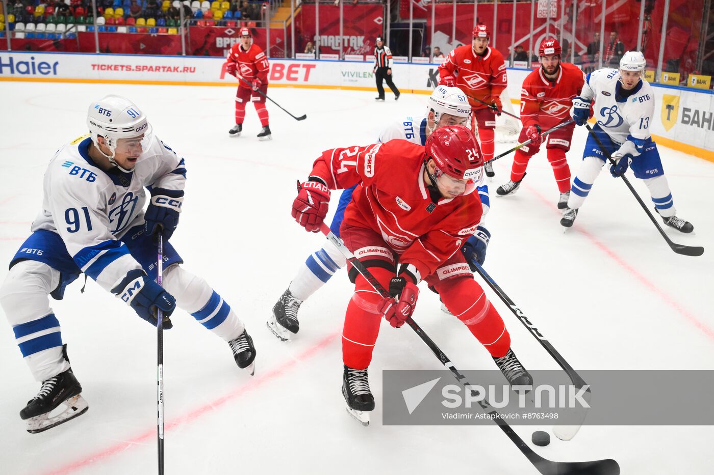 Russia Ice Hockey Kontinental League Spartak - Dynamo