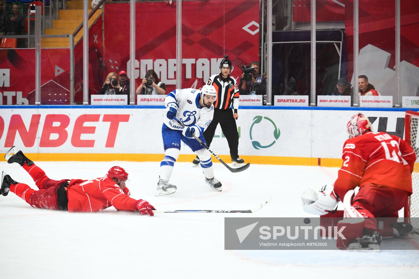 Russia Ice Hockey Kontinental League Spartak - Dynamo