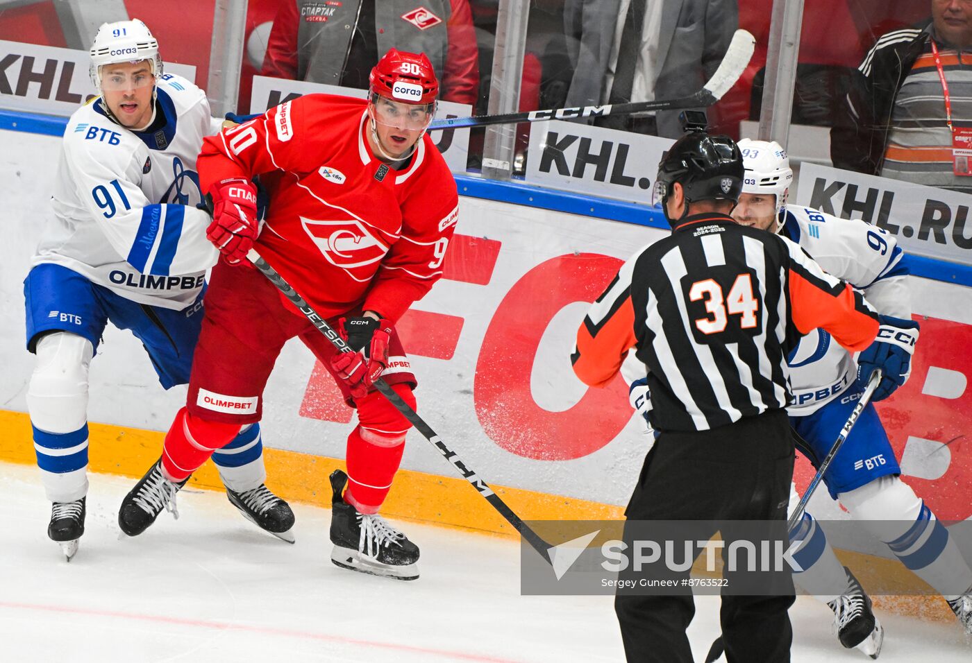 Russia Ice Hockey Kontinental League Spartak - Dynamo