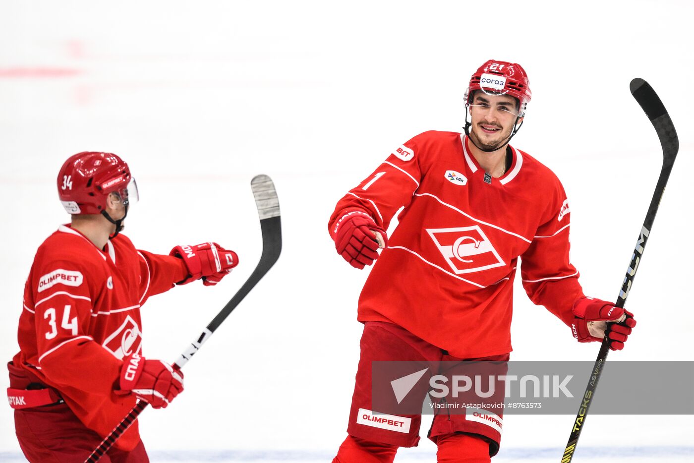 Russia Ice Hockey Kontinental League Spartak - Dynamo