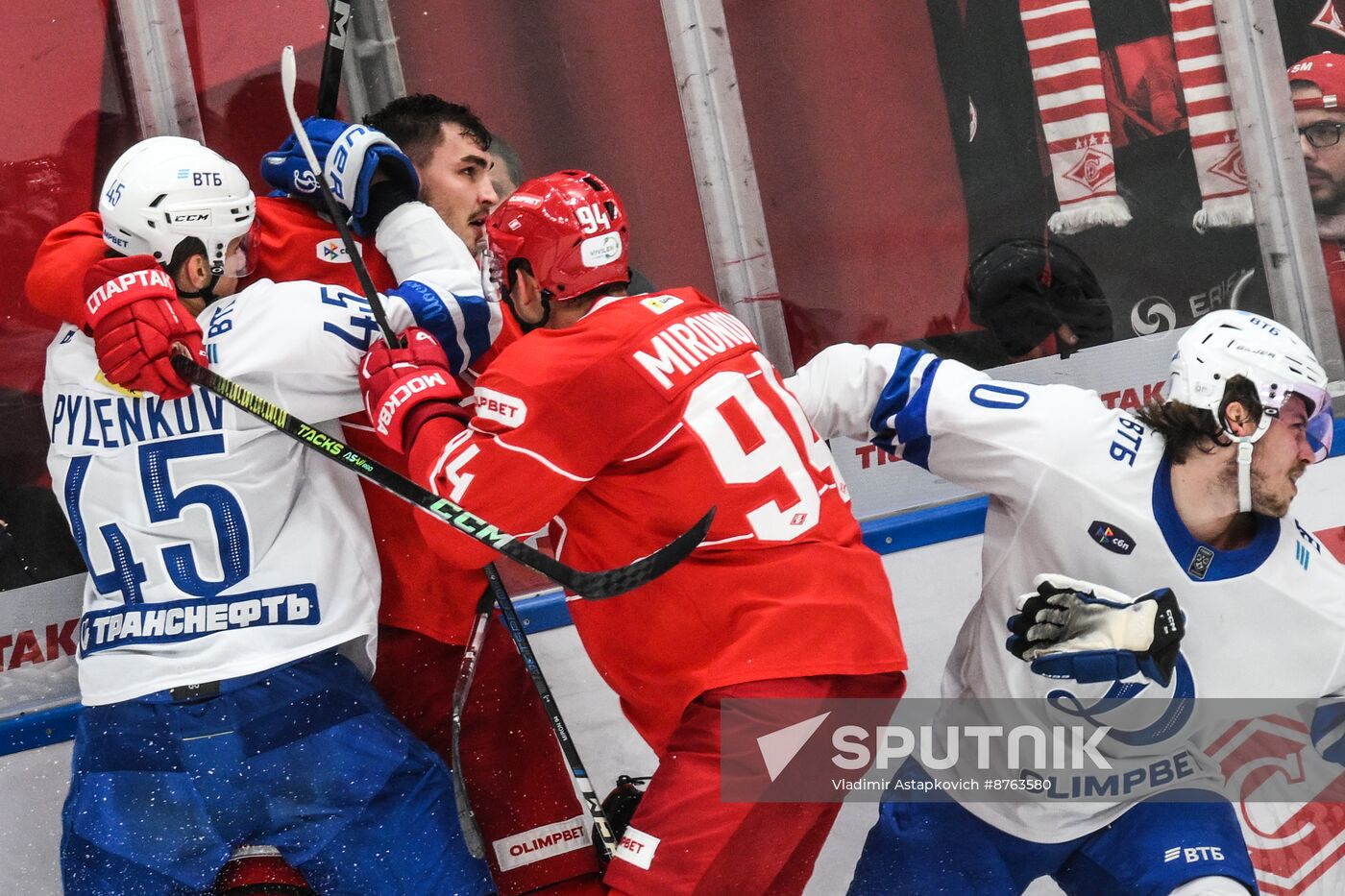 Russia Ice Hockey Kontinental League Spartak - Dynamo