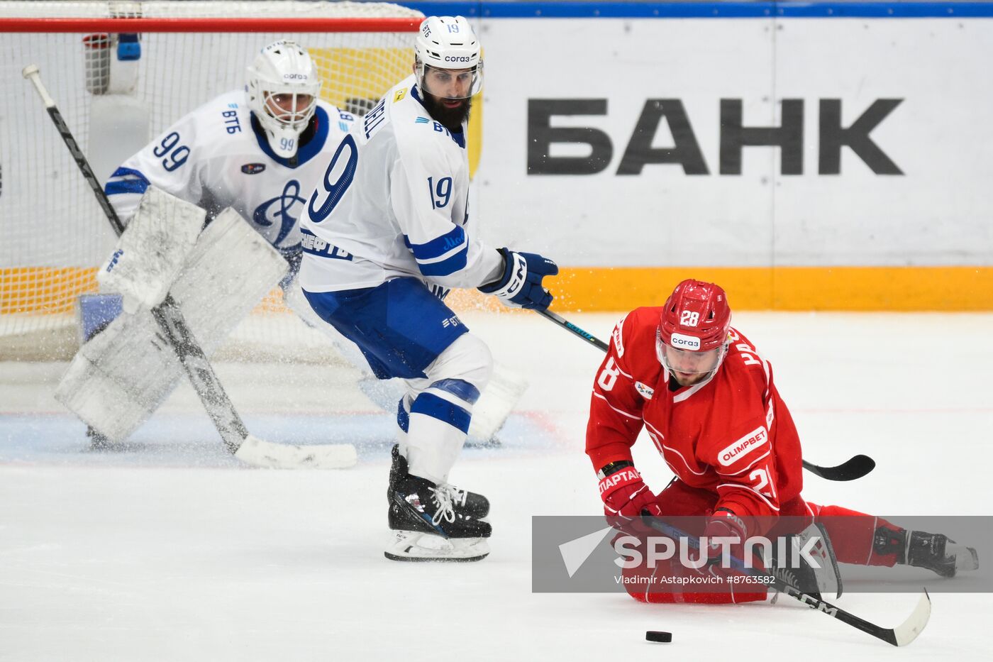 Russia Ice Hockey Kontinental League Spartak - Dynamo