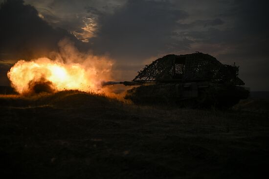 Russia Ukraine Military Operation Combat Training