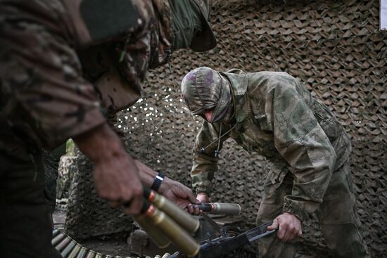 Russia Ukraine Military Operation Combat Training