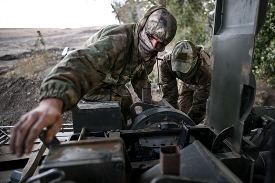 Russia Ukraine Military Operation Combat Training