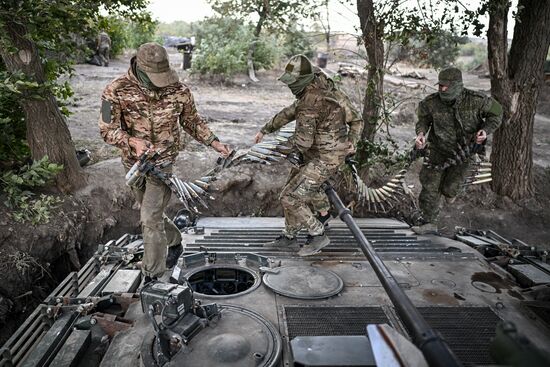 Russia Ukraine Military Operation Combat Training