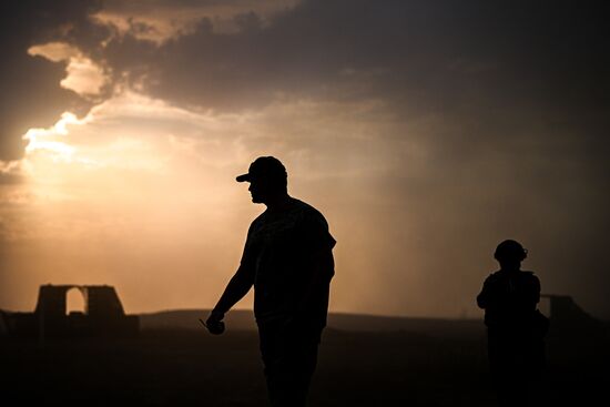 Russia Ukraine Military Operation Combat Training