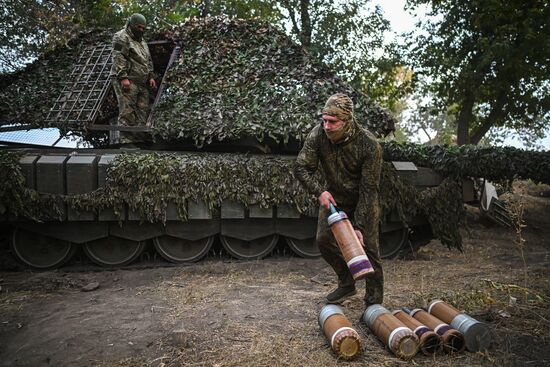 Russia Ukraine Military Operation Combat Training