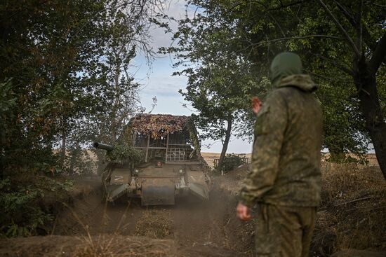 Russia Ukraine Military Operation Combat Training