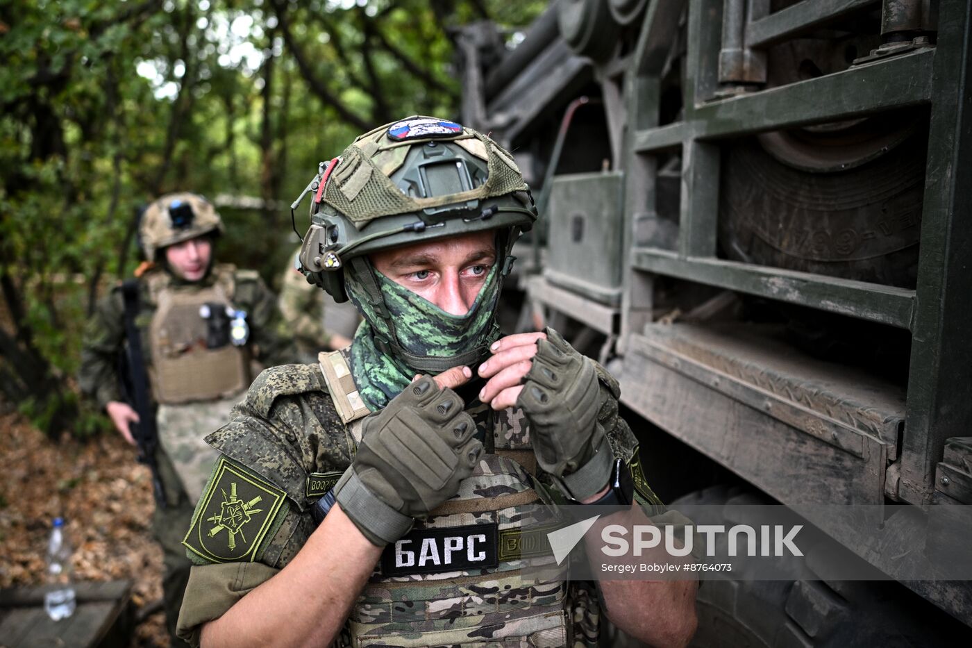 Russia Ukraine Military Operation Artillery Unit