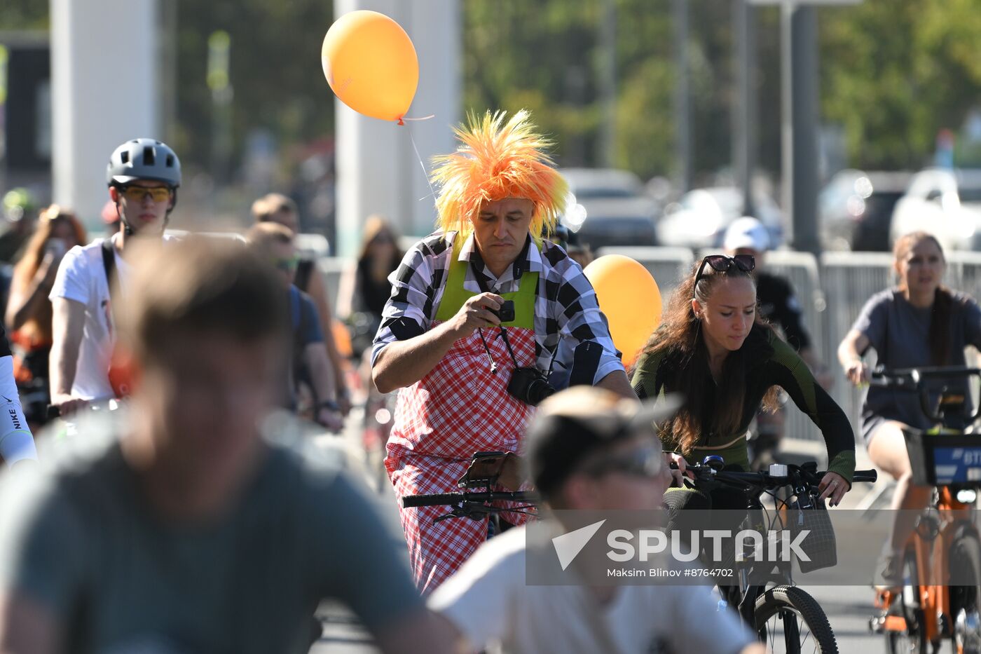 Russia Autumn Bicycle Festival