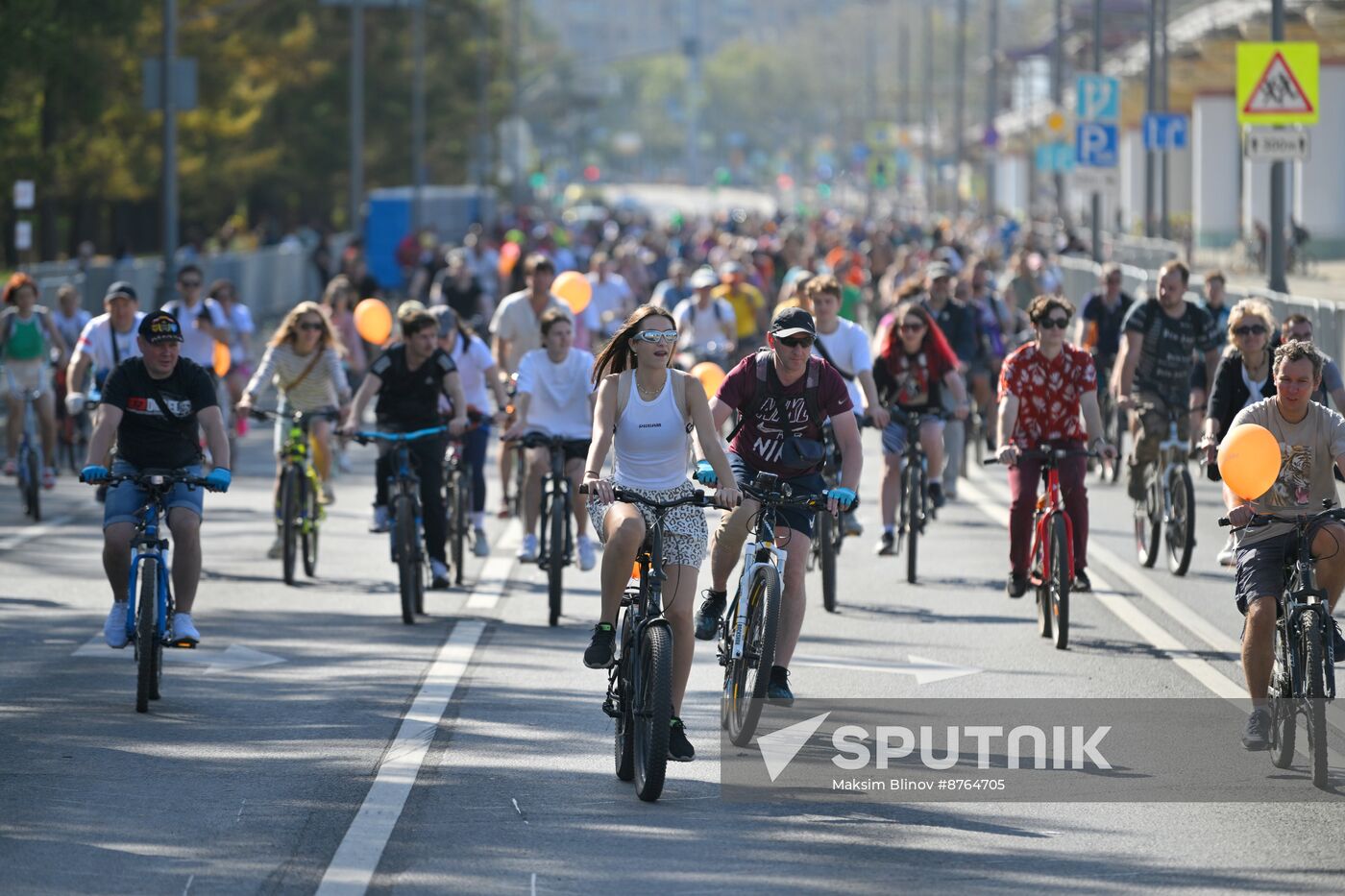 Russia Autumn Bicycle Festival