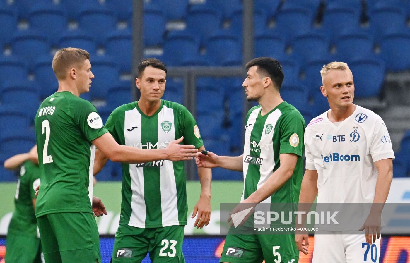 Russia Soccer Premier-League Dynamo - Akhmat