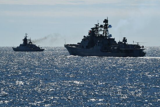 Russia Naval Drills