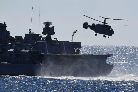 Russia Naval Drills